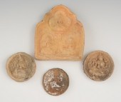 A Group of Terracotta Buddhist