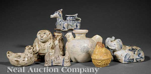 A Group of Thai Sawankhalok Pottery