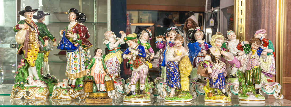 A GROUP OF THIRTEEN CONTINENTAL