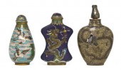 * A Group of Three Cloisonne S