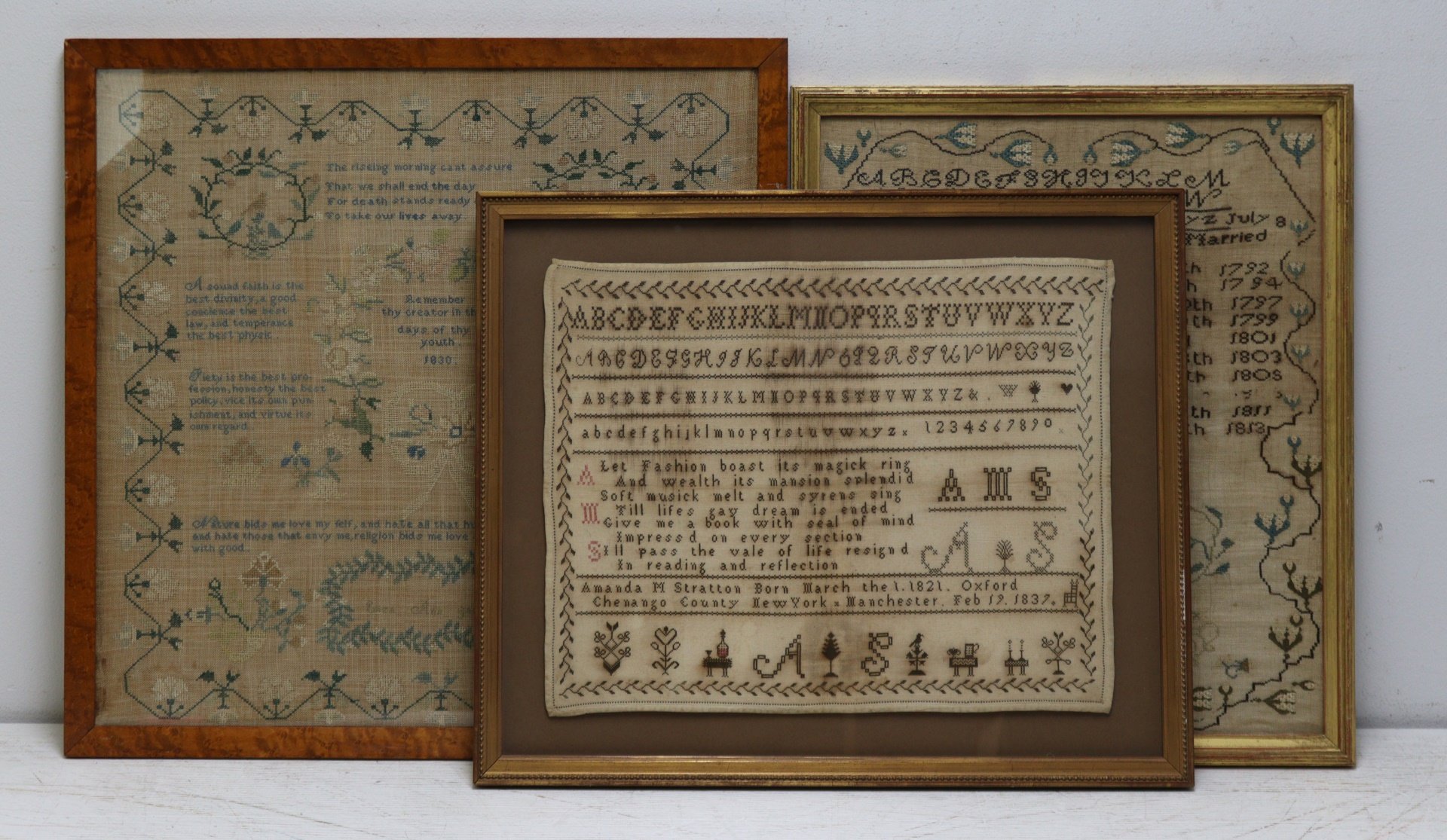 A GROUP OF THREE ANTIQUE