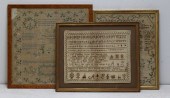 A GROUP OF THREE ANTIQUE SAMPL
