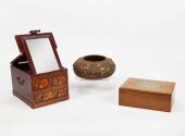 A GROUP OF THREE ASIAN STORAGE