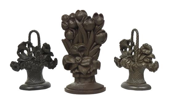 A Group of Three Cast Iron
