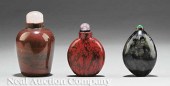 A Group of Three Chinese Glass