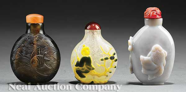 A Group of Three Chinese Snuff