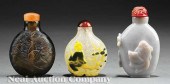 A Group of Three Chinese Snuff
