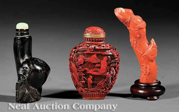 A Group of Three Chinese and