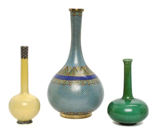 A Group of Three Chinese Vases
