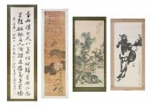 A Group of Three Chinese Scrol