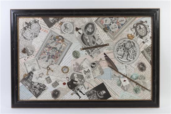 A group of three collage