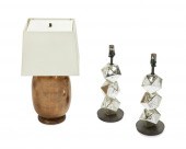 A GROUP OF THREE CONTEMPORARY