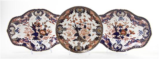 A Group of Three Derby Porcelain