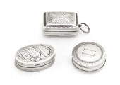 A Group of Three English Silve