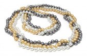 A Group of Three Faux Pearl Sa