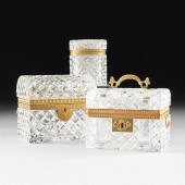 A GROUP OF THREE FRENCH GILT M