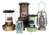 A GROUP OF THREE GAS STOVES in