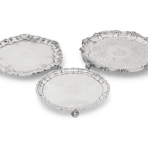 A Group of Three Georgian Silver