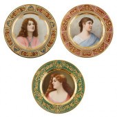 A GROUP OF THREE GERMAN PORCEL