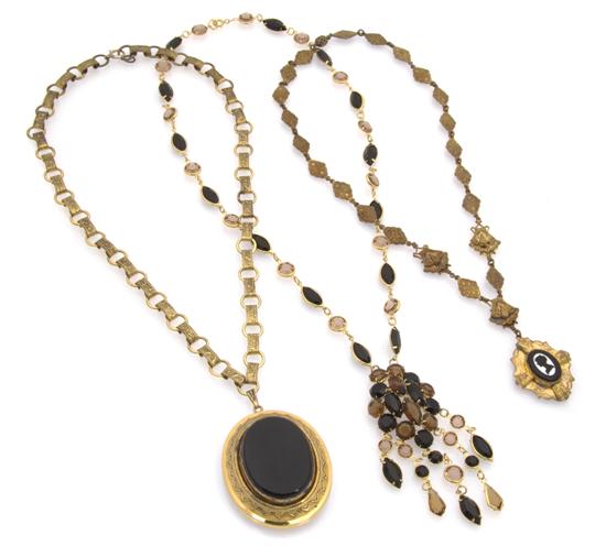 A Group of Three Goldtone