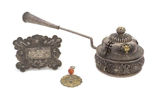 A Group of Three Himalayan Silver