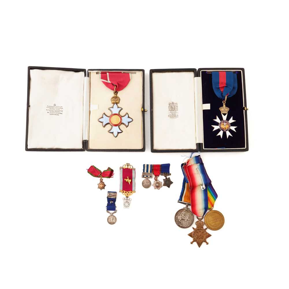 A GROUP OF THREE MEDALS TO R.S. O