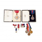 A GROUP OF THREE MEDALS TO R.S