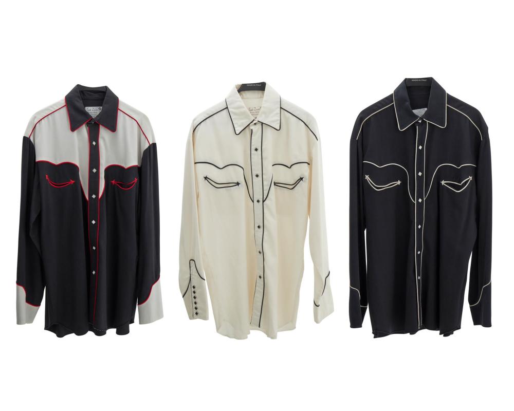 A GROUP OF THREE MEN'S GABARDINE