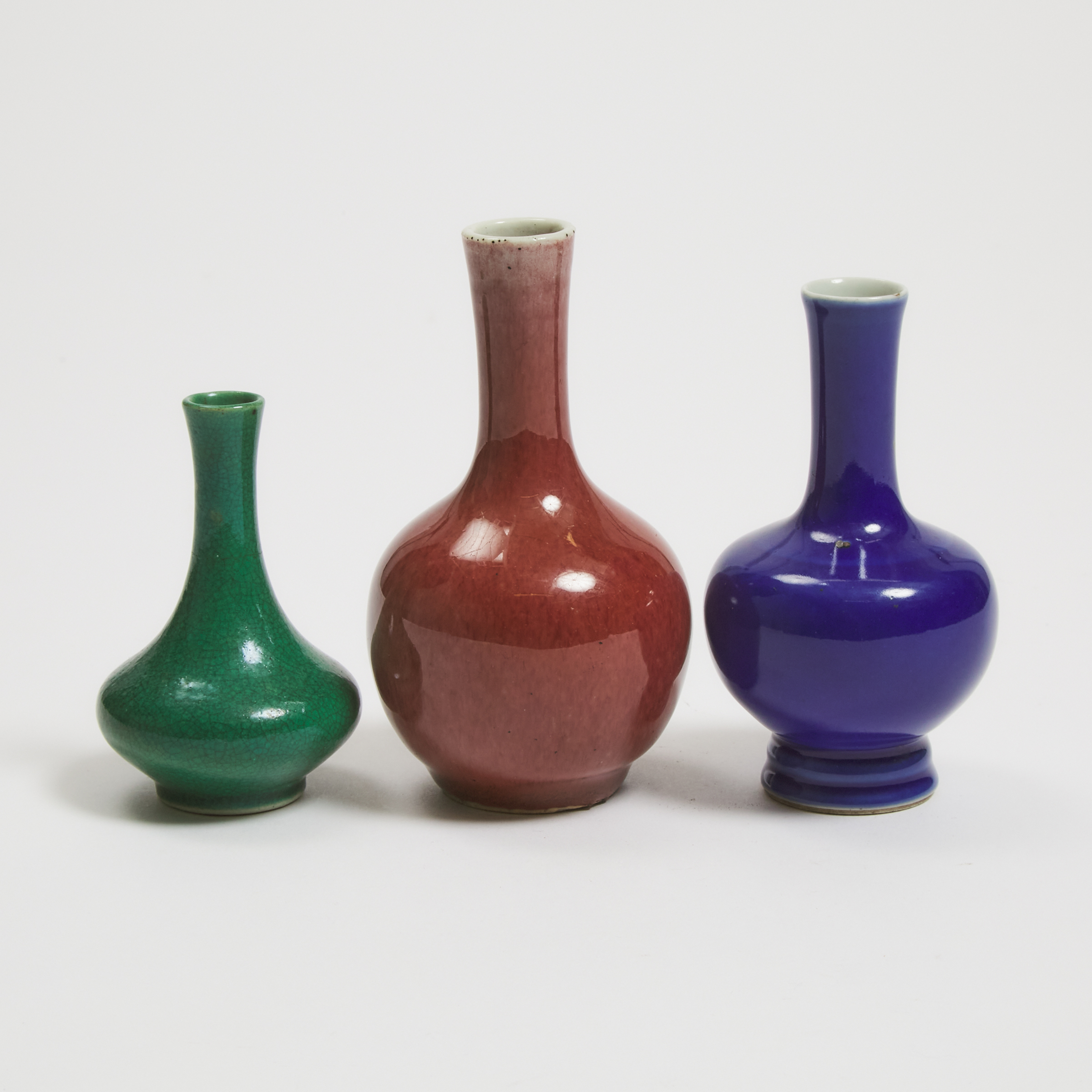 A Group of Three Miniature