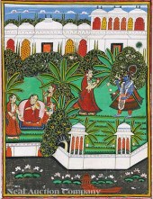 A Group of Three Mughal Illumi