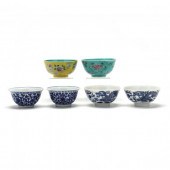 A GROUP OF THREE PAIRS OF CHIN