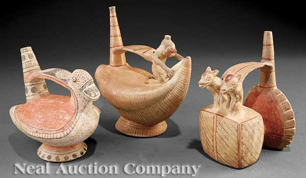 A Group of Three Pre-Columbian