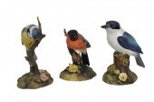 A GROUP OF THREE ROYAL CROWN D
