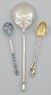 A Group of Three Russian Silve