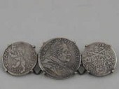A group of three silver Papal