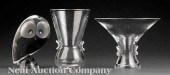 A Group of Three Steuben Glass