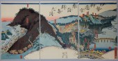 A GROUP OF THREE TRIPTYCHS the