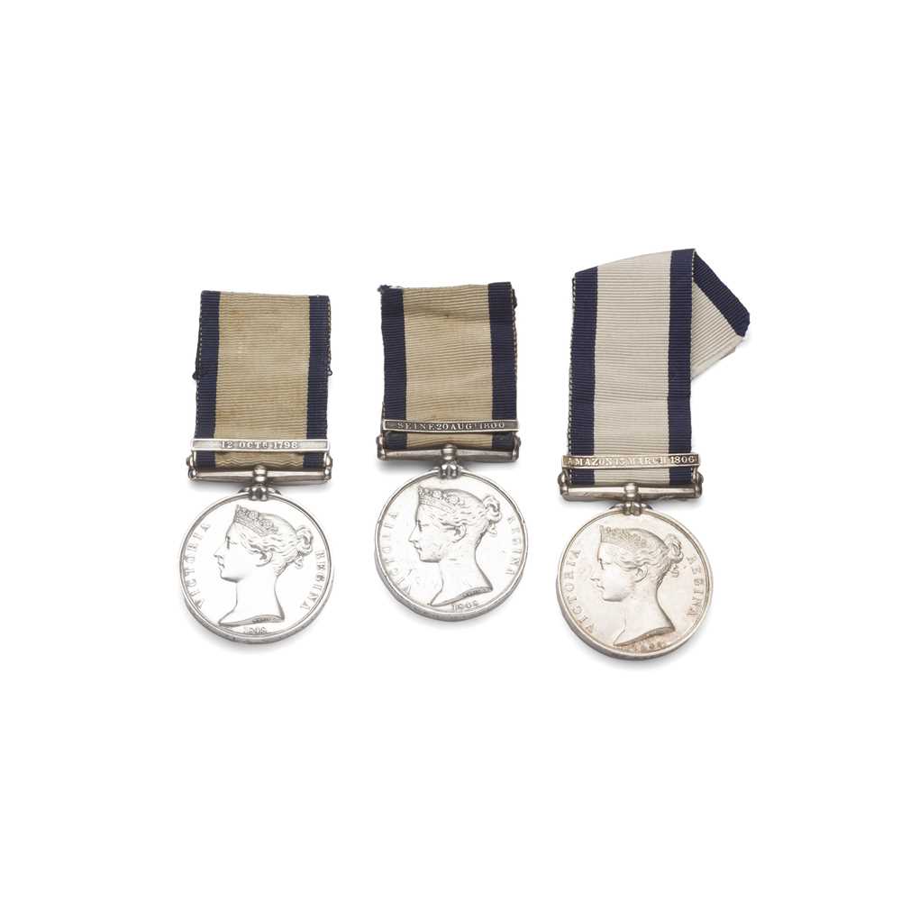 A GROUP OF THREE VICTORIAN NAVAL