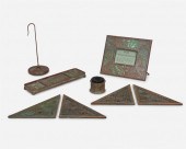 A GROUP OF TIFFANY STUDIOS "PI