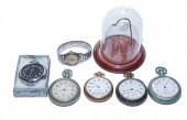 A GROUP OF TIMEPIECES & ACCESS