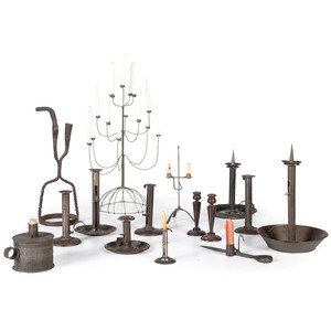 A Group of Tin and Other Assorted