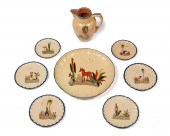 A GROUP OF TLAQUEPAQUE POTTERY