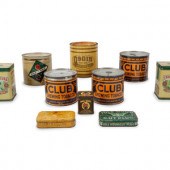 A Group of Tobacco Advertising