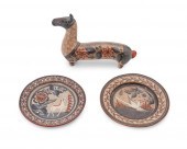 A GROUP OF TONALá POTTERY ITEM