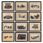 A Group of Twelve Chinese Expo