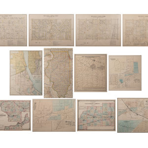 A Group of Twelve Maps of