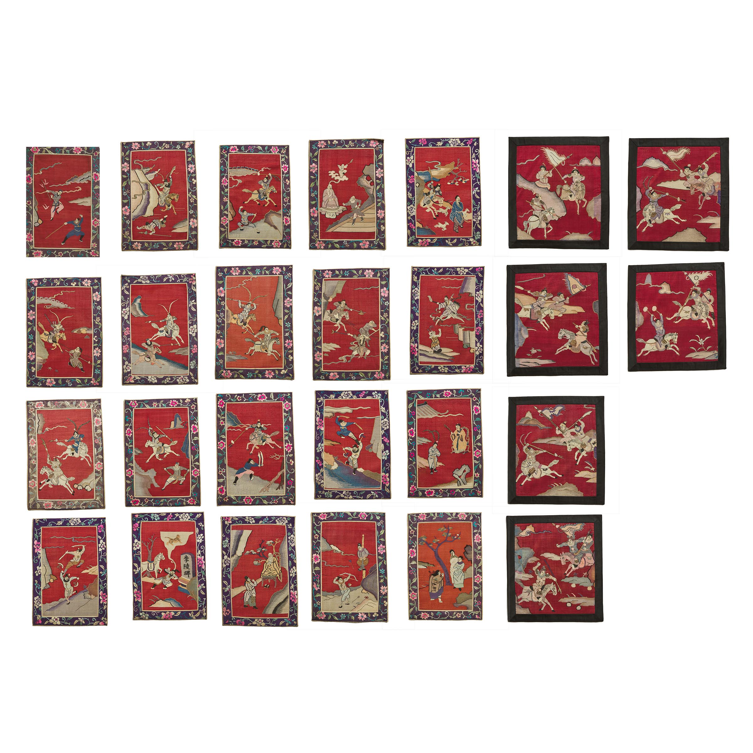 A Group of Twenty-Six Kesi-Silk