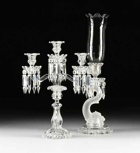 A GROUP OF TWO BACCARAT CRYSTAL