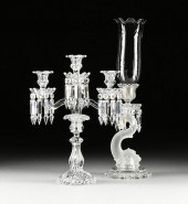 A GROUP OF TWO BACCARAT CRYSTA