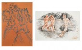 A GROUP OF TWO CONTEMPORARY WO
